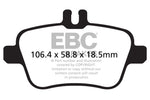 EBC 13+ Mercedes-Benz CLA250 2.0 Turbo Ultimax2 Rear Brake Pads