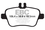 EBC 13+ Mercedes-Benz CLA250 2.0 Turbo Ultimax2 Rear Brake Pads