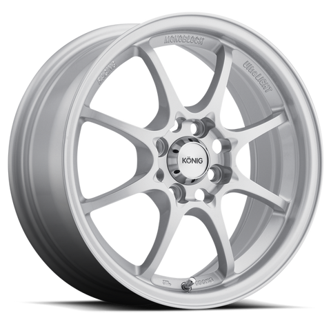 Konig Helium 15x6.5 4x100 ET40 Silver