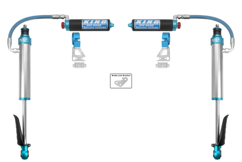 King Shocks 2024+ Toyota Tacoma 2.5 Dia Remote Reservoir Shock w/Adjuster (Pair) - Rear