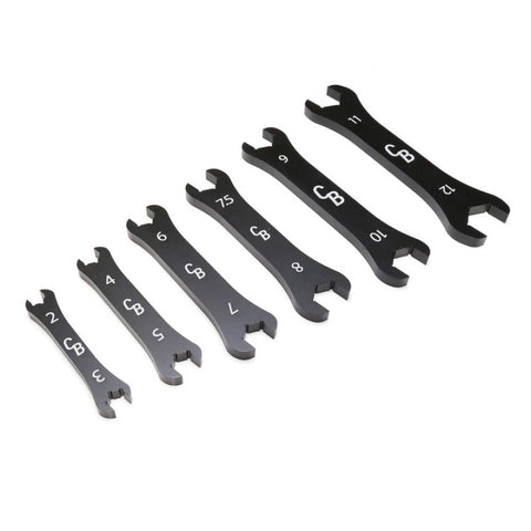 Chase Bays Billet Aluminum AN Wrench Set (12 Size Set)