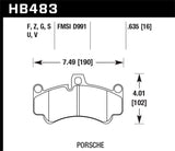 Hawk Porsche GT3 DTC-60 Street Front Brake Pads