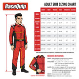 RaceQuip Black SFI-1 1-L Suit - XL
