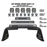 Go Rhino 22-23 Toyota Tundra Sport Bar 2.0 w/ Power Actuated Retractable Light Mount