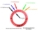 McLeod Racing RST HD Twin - For Large Diameter Flywheel - Red Ring - 1-1/8 x 26 Spline