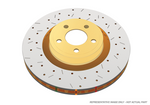 DBA 93-98 Toyota Supra (Non-Turbo Model 2JZGE) Rear Cross Drilled/Slotted 4000 XS Series Rotor