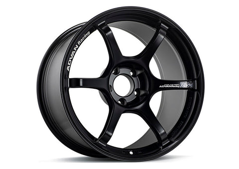 Advan RG-4 18x9 +35 5x114.3 Semi Gloss Black Wheel