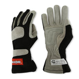 RaceQuip Black 1-Layer SFI-1 Glove - Medium