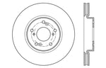 StopTech Slotted & Drilled Sport Brake Rotor Front Right 13 Honda Accord Sport