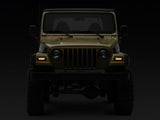 Raxiom 97-06 Jeep Wrangler TJ Axial Series LED Sequential Cornering Lights- Smoked