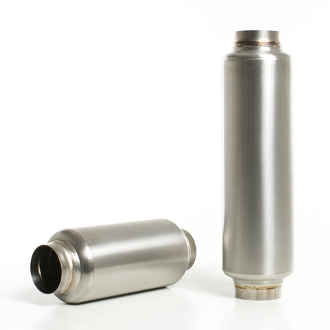 Ticon Industries 12in OAL 3.0in In/Out Ultralight Titanium Muffler