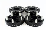 ISC Suspension 5x114 Hub Centric Wheel Spacers 25mm 56.1HB Black (Pair)