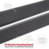 Go Rhino 2022 Chevrolet Silverado 1500 Std Cab 2dr E-BOARD E1 Electric Running Board Kit - Tex. Blk