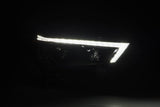AlphaRex 14-20 Toyota 4Runner LUXX LED Proj Headlights Black w/Activ Light/Seq Signal/DRL