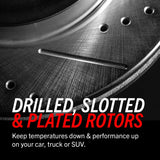 Power Stop 17-22 Ford F-550 Super Duty Rear Drilled & Slotted Rotor - Pair