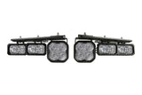 Diode Dynamics 21-Up Ford Bronco Stage Series Fog Pocket Kit - White Sport