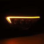 AlphaRex 2023+ Toyota Tacoma NOVA-Series LED Proj Headlights Black w/Actv Light & Seq. Sig + DRL