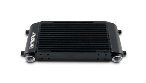 Vibrant Single Pass Oil Cooler Assembly 6in x 10in x 2in
