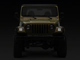 Raxiom 97-06 Jeep Wrangler TJ Axial Series LED Sequential Cornering Lights- Smoked