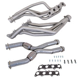 BBK 86-04 Ford Mustang Coyote Swap 1-3/4in Long Tube Headers w/High Flow Catted X-Pipe (Ti Ceramic)