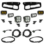 Baja Designs 21-22 Ford Bronco w/Steel Bumper S2 SAE Sportsmen Fog Pkt Light Kit w/Upfitter - Amber