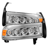 AlphaRex 94-01 Dodge Ram 1500 NOVA LED Headlights Chrome w/ Activ. Light Seq. Signal and SB DRL