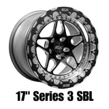 Belak 17x11 / 7.25in BS / 5x112 BP / Low Pad / Series 3 Wheel - Single Beadlock