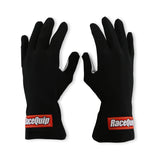 RaceQuip Black Basic Race Glove - X-Large