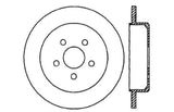 StopTech 03-09 Chrysler PTCruiser Tur / 03-05 Dodge Neon SRT-4 Rear Left Slotted & Drilled Rotor