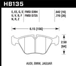 Hawk 95-02 BMW M3 Performance Ceramic Street Front Brake Pads