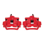 Power Stop 10-18 Lexus GX460 Rear Red Calipers w/Brackets - Pair