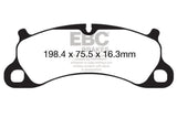 EBC 12-15 Porsche 911 (991) (Cast Iron Rotor only) 3.8 Carrera S Redstuff Front Brake Pads