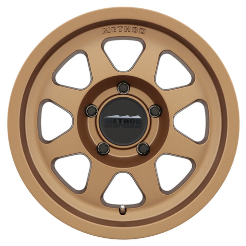 Method MR701 17x8.5 0mm Offset 5x5 71.5mm CB Method Bronze Wheel