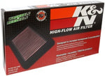 K&N 2017 Suzuki Swift V L3-1.2L F/I Replacement Drop In Air Filter