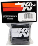 K&N Universal Precharger Round Straight Air Filter Wrap Black 5in ID x 7in Height
