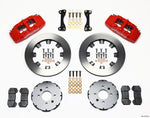 Wilwood Dynapro 6 Front Hat Kit 12.19in Red 90-99 Civic w/240 mm Disc