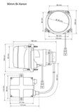 Hella 90MM Bi-Xenon High/Low Beam Module Head Lamp