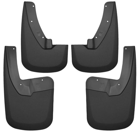 Husky Liners 09-17 Dodge Ram 1500/2500 Both w/ OE Fender Flares Front and Rear Mud Guards - Black