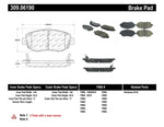 StopTech Performance 00-05 Lexus IS 250/300/350 / 02-09 SC 300/400/430 Front Brake Pads