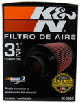 K&N Universal Rubber Filter 3 1/2inch ID FLG / 6inch Base / 4-5/8inch Top / 6inch Height