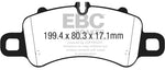 EBC 17-18 Porsche 718 Boxster 2.5L Redstuff Front Brake Pads