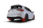 Rally Armor 2022 MK8 Volkswagen Golf GTI/R Black UR Mud Flap w/ Red Logo