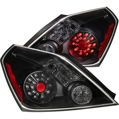 ANZO 2008-2013 Nissan Altima (2 Door ONLY) LED Taillights Black