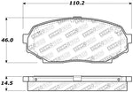 StopTech Performance 90-93 Mazda Miata Front Brake Pads D525