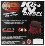 K&N 10-11 Dodge Ram 2500/3500/4500/5500 6.7L L6 Diesel Replacement Air Filter