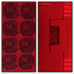 Spyder Ford F150 side 97-03/F250/350 Duty 99-07 LED Tail Lights Red Clear ALT-YD-FF15097-LED-RC