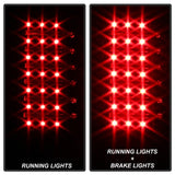 Xtune Hummer H3 06-09 ( Non H3T ) LED Tail Lights Black ALT-ON-HH306-LED-BK