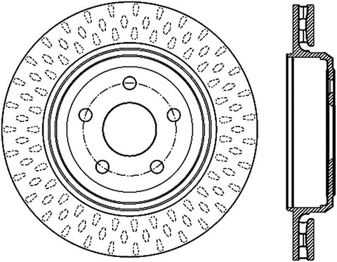 StopTech 12-13 Jeep SRT8 Rear Right Slotted Sport Brake Rotor