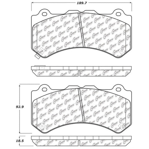 StopTech Street Touring Brake Pads - Front