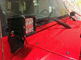 Rigid Industries Jeep JK - A-Pillar Mount Kit - Mounts set of Dually/D2